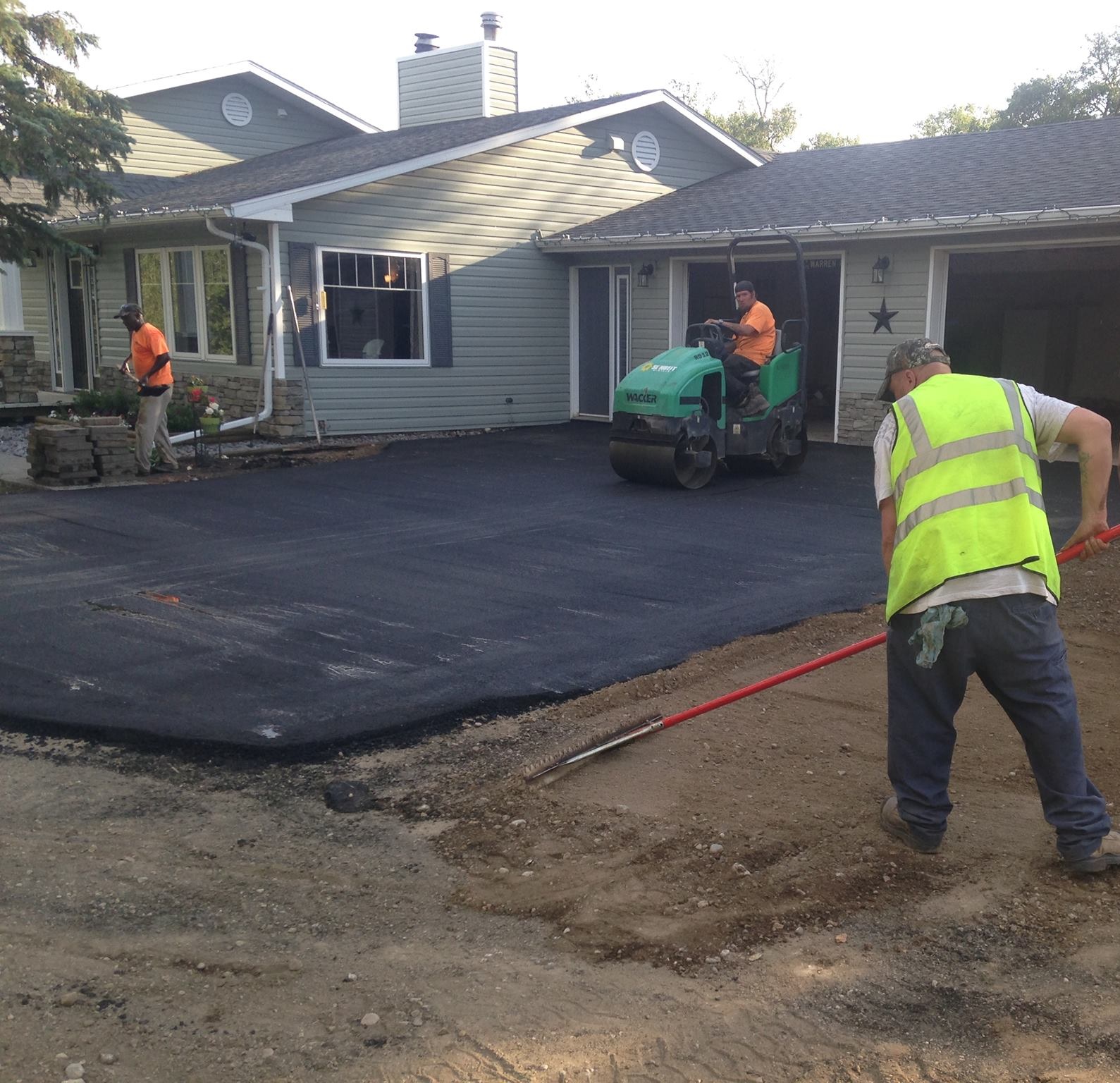 Covenant Construction Saskatchewan paving project