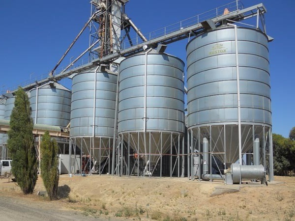 Saskatchewan farmyard with prepared graded surface